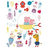 Samolepicí dekorace PEPPA PIG SEA DK2343, 65 x 85 cm - Self-Adhesive Decoration