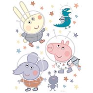 Samolepicí dekorace PEPPA PIG SPACE DK2345, 65 x 85 cm - Self-Adhesive Decoration