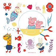 Samolepicí dekorace PEPPA PIG SEA DKS3833, 30 x 30 cm - Self-Adhesive Decoration