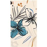 Fototapeta 2dílná,  VECTOR GRAPHICS FLORALS FT2P2557, 150 x 270 cm - Fototapeta