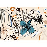 Fototapeta 1dílná,  VECTOR GRAPHICS FLORALS FTNM7703, 155 x 110 cm - Fototapeta