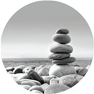 Samolepicí dekorace kulatá,  Stone Pyramid CR3207, 70 x 70 cm - Self-Adhesive Decoration