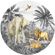 Samolepicí dekorace kulatá,  Jungle CR3241, 70 x 70 cm - Self-Adhesive Decoration