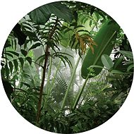 Samolepicí dekorace kulatá,  Jungle CR3313, 140 x 140 cm - Self-Adhesive Decoration