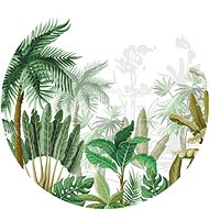 Samolepicí dekorace kulatá,  Vector Tropics CR3322, 140 x 140 cm - Self-Adhesive Decoration