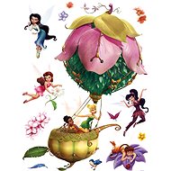 DK884 Self-adhesive Decoration FAIRIES IN A WONDERFULL BALLON 65 x 85cm - Self-Adhesive Decoration