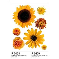 F0408 Self-adhesive Decoration SUN FLOWER BIG 65 x 85cm - Self-Adhesive Decoration