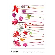 F0444 Self-adhesive Decoration RED NOSTALGIE 65 x 85cm - Self-Adhesive Decoration