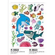 K0822 Self-adhesive Decoration DOLPHIN BIG 65 x 85cm - Self-Adhesive Decoration