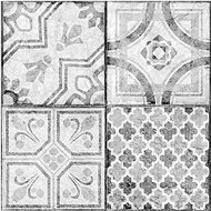 Self-adhesive floor squares "tilepattern grey-white", 2745043 - Self-Adhesive Film