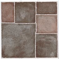 Self-adhesive floor squares "terracotta", 2745049 - Self-Adhesive Film