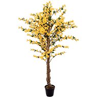 Forsythia with 4 trunks, yellow, 150 cm - Artificial Tree