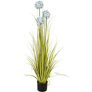 Allium grass with blue flowers, 120 cm - Artificial Grass