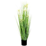 Yellow flowering grass in pot, 105cm - Artificial Grass