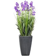 Lavender in pot, purple, 45 cm - Artificial Flower