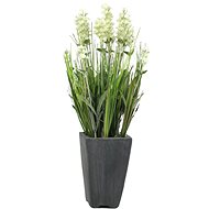 Lavender in pot, cream, 45 cm - Artificial Flower