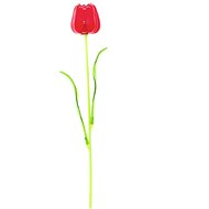 Tulip red - crystal, 61 cm, 12 pcs - Artificial Flower