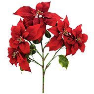 Poinsettia bush, red, 60 cm - Artificial Flower
