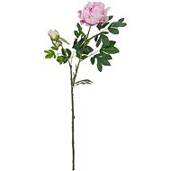 Peony branch, pink, 100cm - Artificial Flower