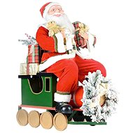 Santa s dárky, 90cm - Vánoční dekorace