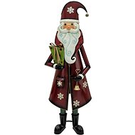 Figurína Santy, kovová, 150cm - Vánoční dekorace