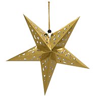 Star Lantern, papírová hvězda 75cm, zlatá - Vánoční dekorace