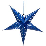Star Lantern, papírová hvězda 50cm, modrá - Vánoční dekorace