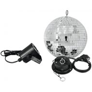 Eurolite mirror ball 20cm with LED spot, 6000K - Disco Ball
