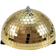 EUROLITE Motorised disco ball, diameter 20 cm, gold - Disco Ball