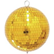 Eurolite Mirror ball 20 cm, gold - Disco Ball