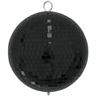 Eurolite Mirror ball 20 cm, black - Disco Ball