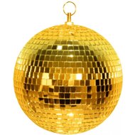 Stage effects Mirror ball 20 cm, gold - Disco Ball