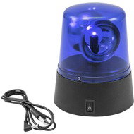 Eurolite LED mini police beacon blue, USB/Battery - Lighting Effect