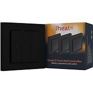 HEATIT Z-Push Wall Controller Black RAL 9011 - Remote Control