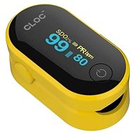 Cloc X66 pulzní oxymetr, žlutý/černý - Oximeter