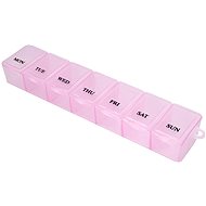 Verk 15850 Dávkovač léků 7denní růžový - Pill Dispenser