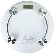 Verk Round Digital Personal Scale - Transparent Glass - Bathroom Scale