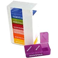 Sundo Weekly medication dispenser 7 × 3, in German - Pill Dispenser