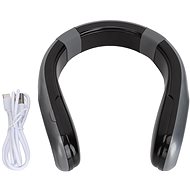 Verk 24471 Intelligent USB Rechargeable Neck Warmer, black and grey - Massage Collar 