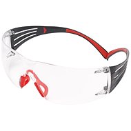 3M SecureFit Protective Glasses 400 Series, Black and Red - Safety Goggles