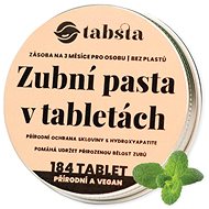 Tabsta® Natural toothpaste in tablets with hydroxyapatite, plastic-free, 184 tablets - Toothpaste