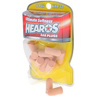 HEAROS Ultimate Softness Series Ear Plugs Beige NRR 32dB 6 Pairs - Earplugs