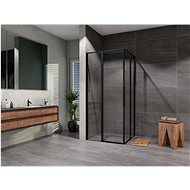 Lansanit Square Shower Enclosure Tadao PRD99-B - Shower Enclosure