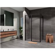 Lansanit Rectangular Shower Enclosure Tadao PD3-10-B + SPD90-B - Shower Enclosure