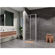 Lansanit Square Shower Enclosure Tadao PD2-10 + SPD100-2 - Shower Enclosure