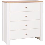 JRK Bremen 13, dub zlatý/krém - Chest of Drawers
