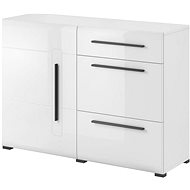 IMS Toulouse 45, bílá/bílý lesk - Chest of Drawers