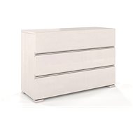 GCO Vlado 3S, buk/bílá - Chest of Drawers