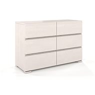 GCO Vlado 6S, buk/bílá - Chest of Drawers