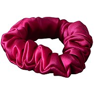 HEDDA Silk elastic Mallys, dark pink skinny - Hair Tie